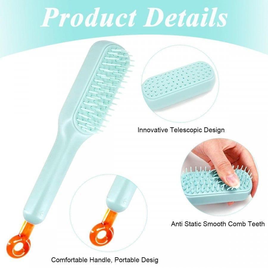 SKOVA Self-Cleaning Anti-Static Massage Comb