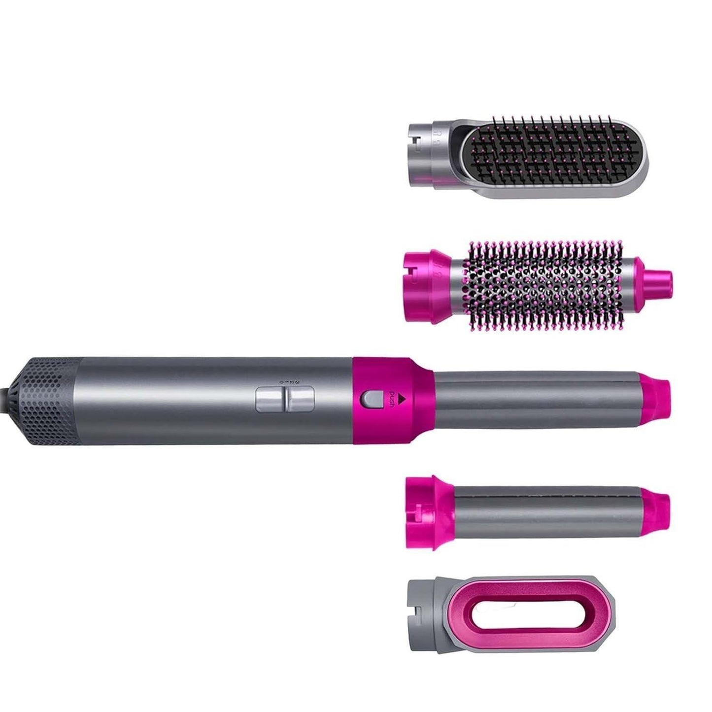 SKOVA 5-in-1 Hair Styling Tool | Hot Air Brush &amp; Dryer with Detachable Heads