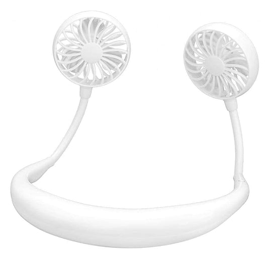 SKOVA Hands-Free Neckband Fan | USB Rechargeable with LED Light