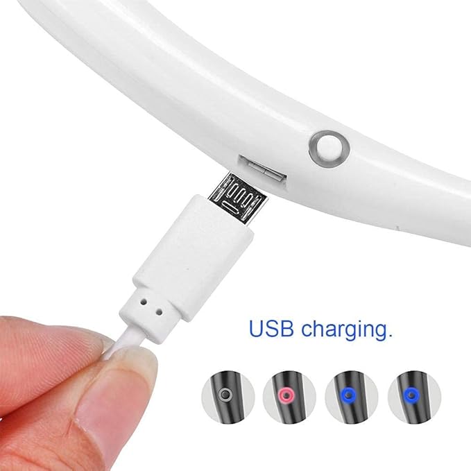 SKOVA Hands-Free Neckband Fan | USB Rechargeable with LED Light