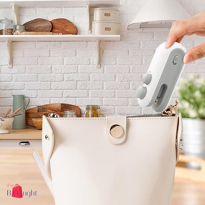 SKOVA 2-in-1 Mini Bag Sealer | USB Rechargeable Heat Sealer &amp; Cutter
