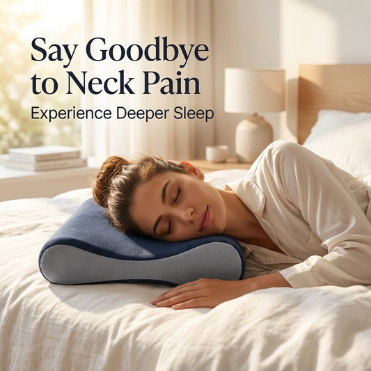 SKOVA Orthopedic Cervical Pillow | Memory Foam Neck Support Pillow for Pain Relief