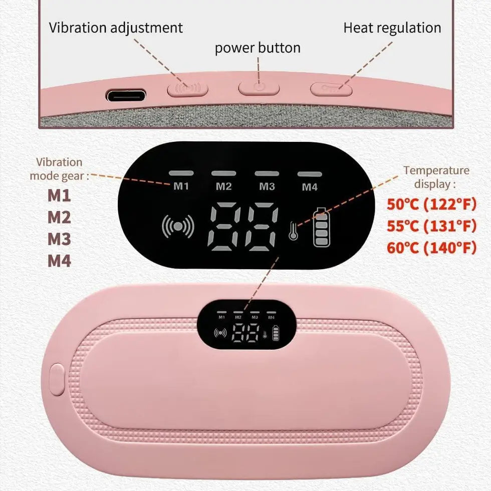 SKOVA Portable USB Rechargeable Heating Pad | Cordless Menstrual & Muscle Pain Relief