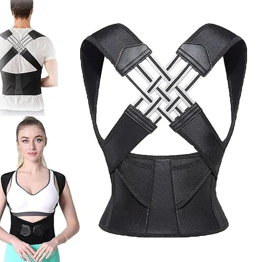 SKOVA Adjustable Back Brace Posture Corrector | Invisible Support for Men & Women